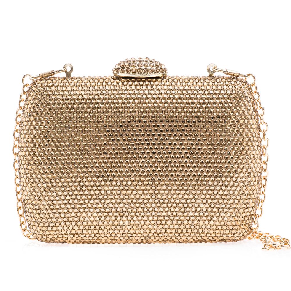 Clutch festa dourada Clearance